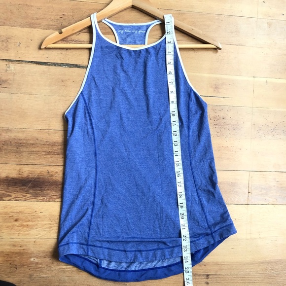 Lululemon Time To Sweat Racerback Tank Top My Race My Pace Running Sz 6 - Picture 8 of 12